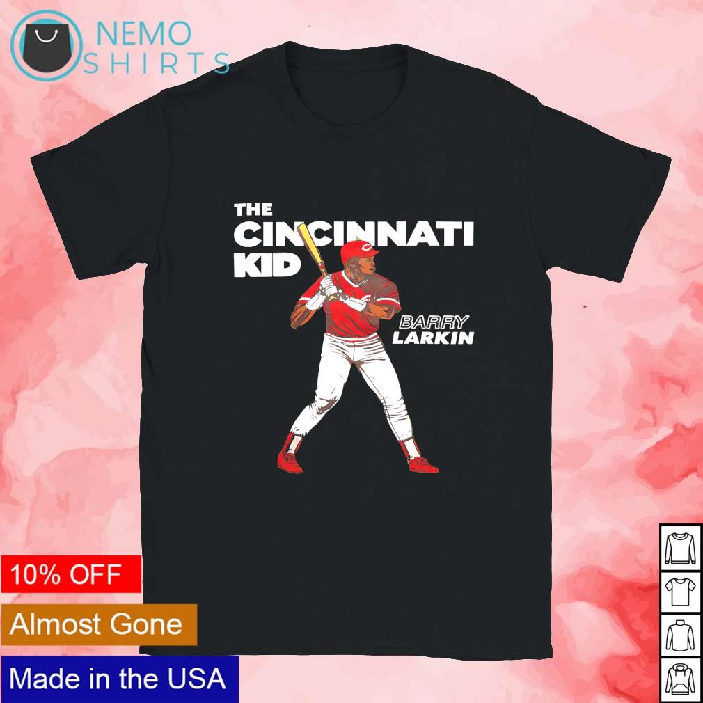 Barry Larkin Cincinnati Reds Youth Red Backer T-Shirt 