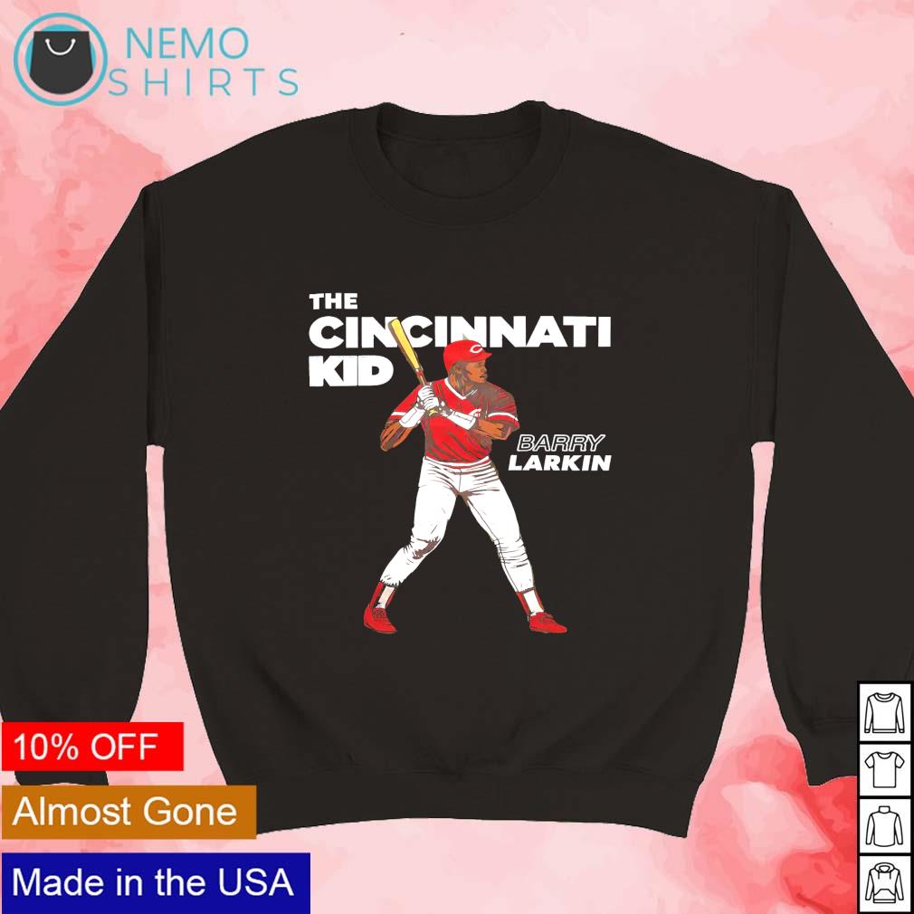 MLB Cincinnati Reds Barry Larkin 3D Hoodie - T-shirts Low Price