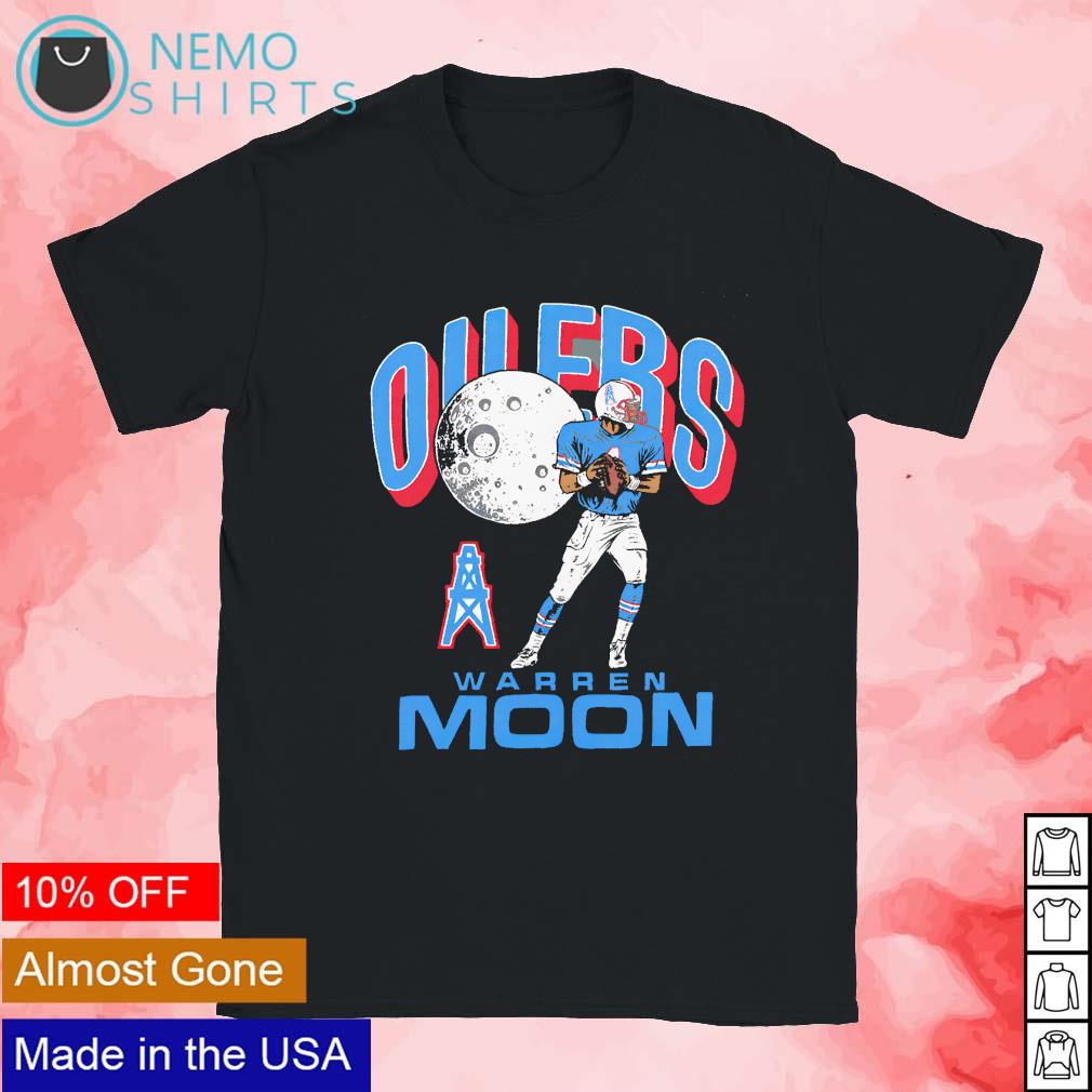 Warren Moon Houston Oilers football no 1 legend graphic shirt