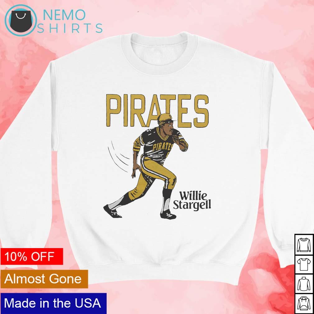 Willie Stargell Pittsburgh Pirates baseball running graphic shirt