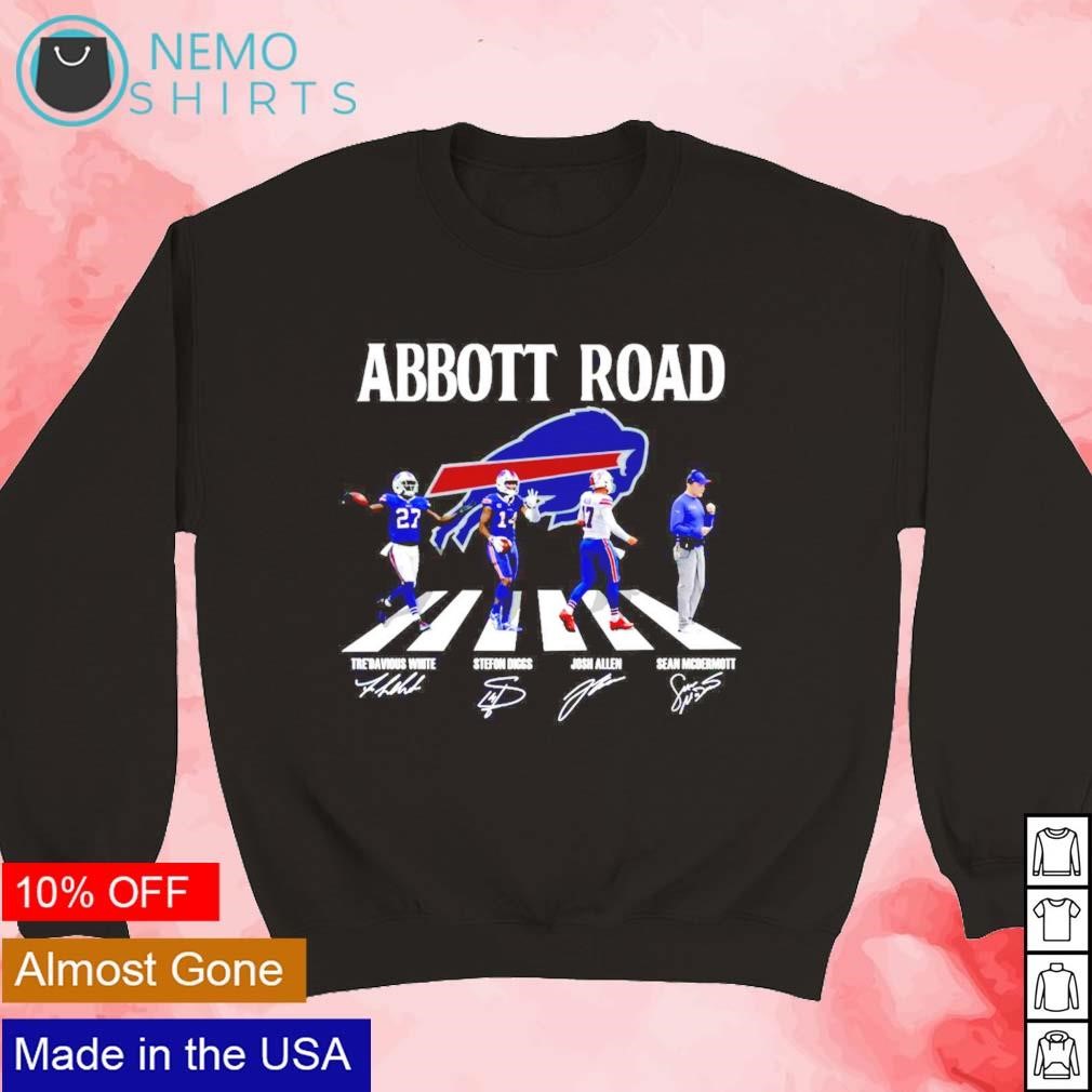 Abbott Road Buffalo Bills signatures shirt - Dalatshirt