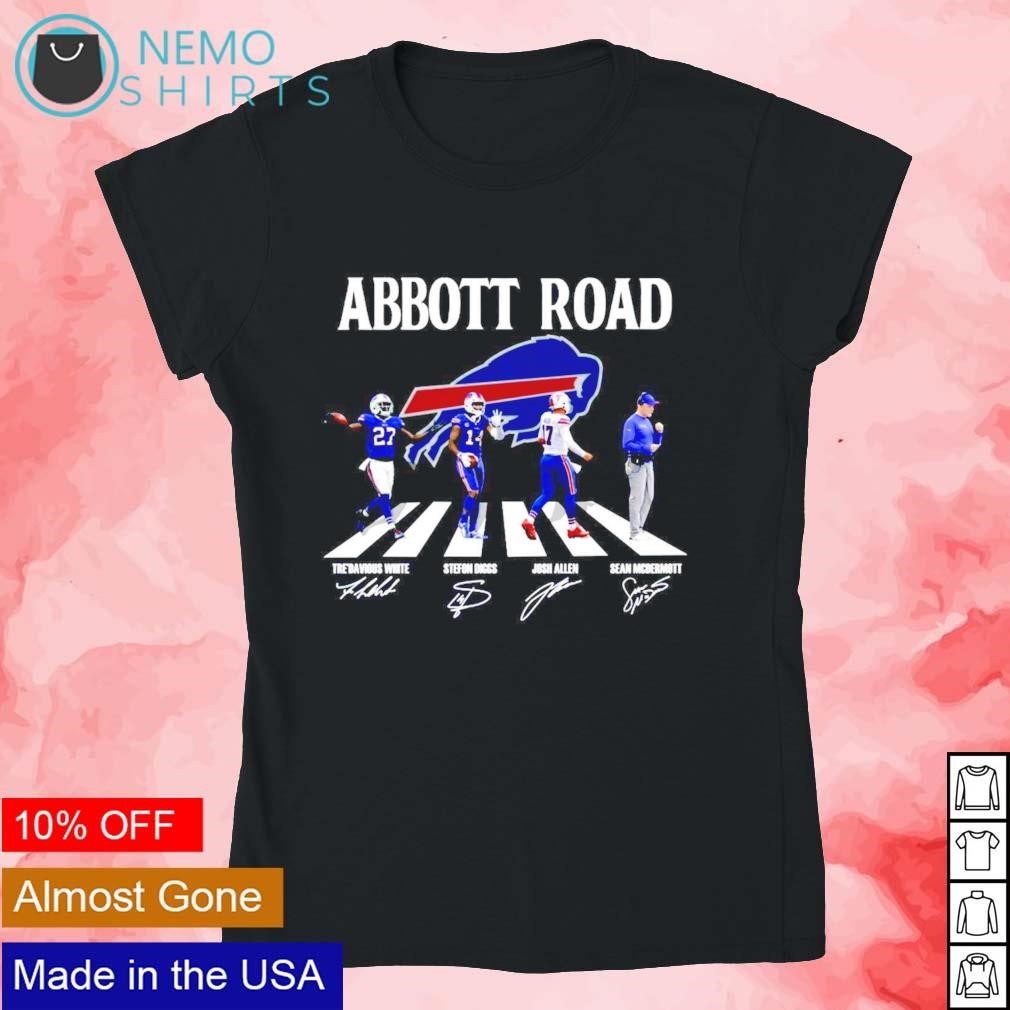 The Bills name players abbey road signatures shirt, hoodie
