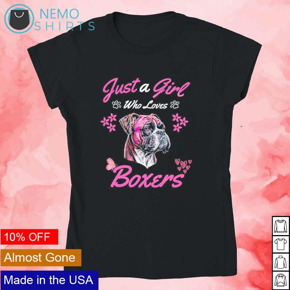 Womens boxer dog outlet shirts