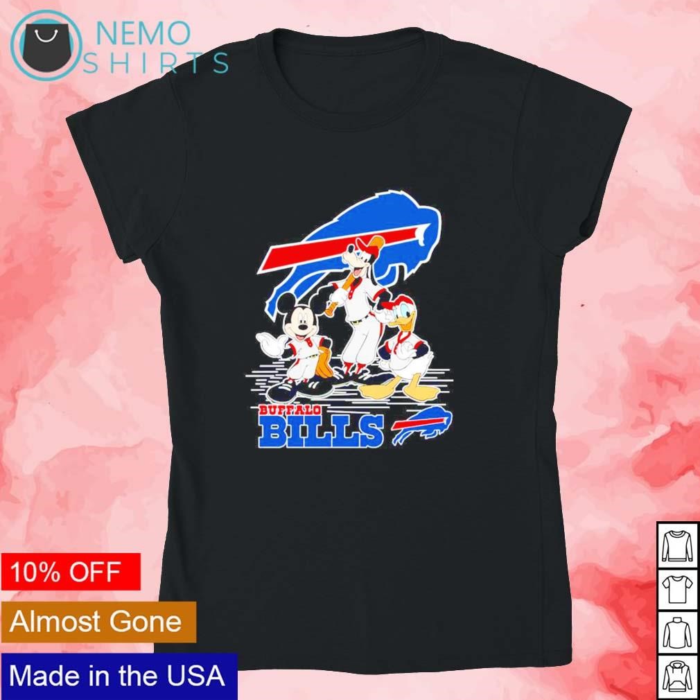 Mickey, Donald and Goofy Playing Rugby Buffalo Bill shirt, hoodie, sweater  and long sleeve