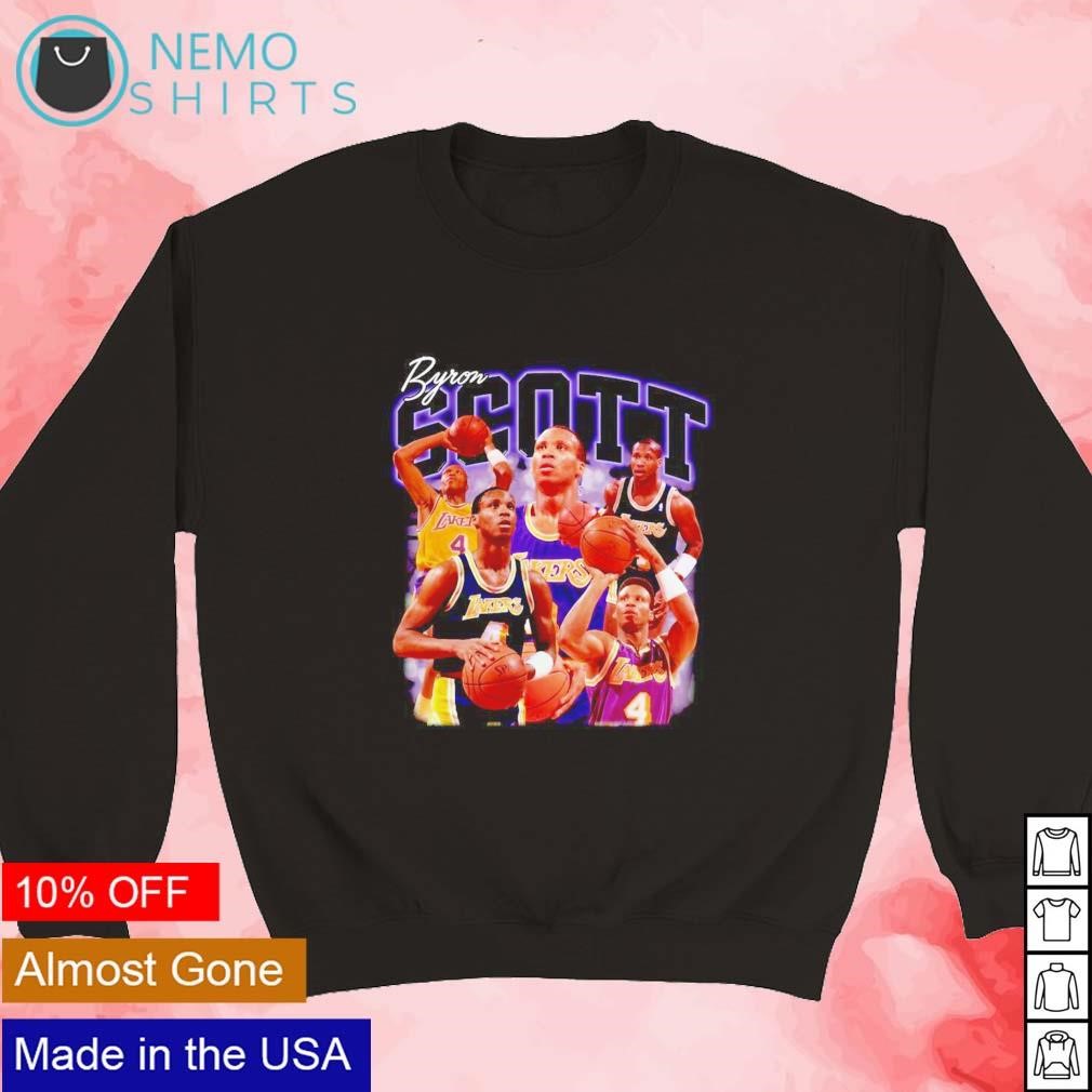 Byron Scott basketball retro 80s 90s bootleg rap style shirt
