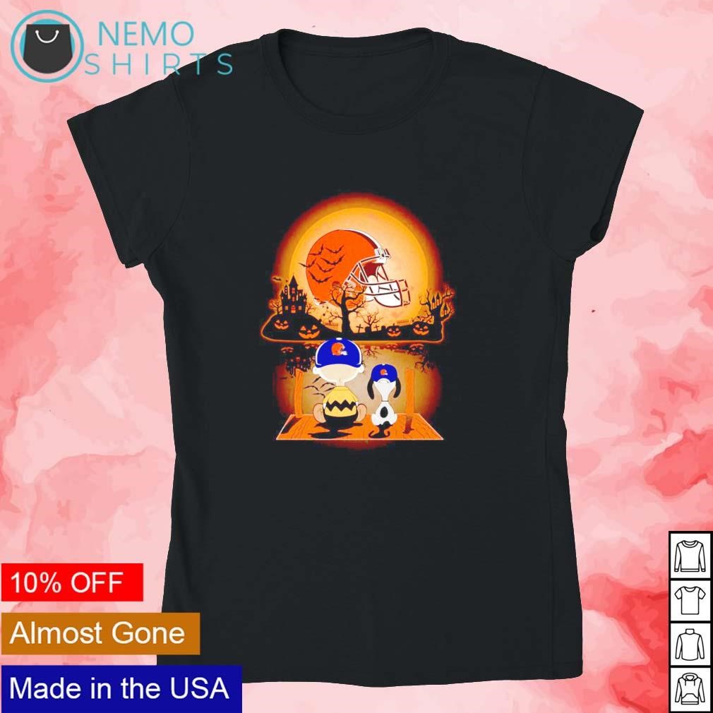 Cleveland Browns Charlie Brown Snoopy Cleveland Browns T-Shirt