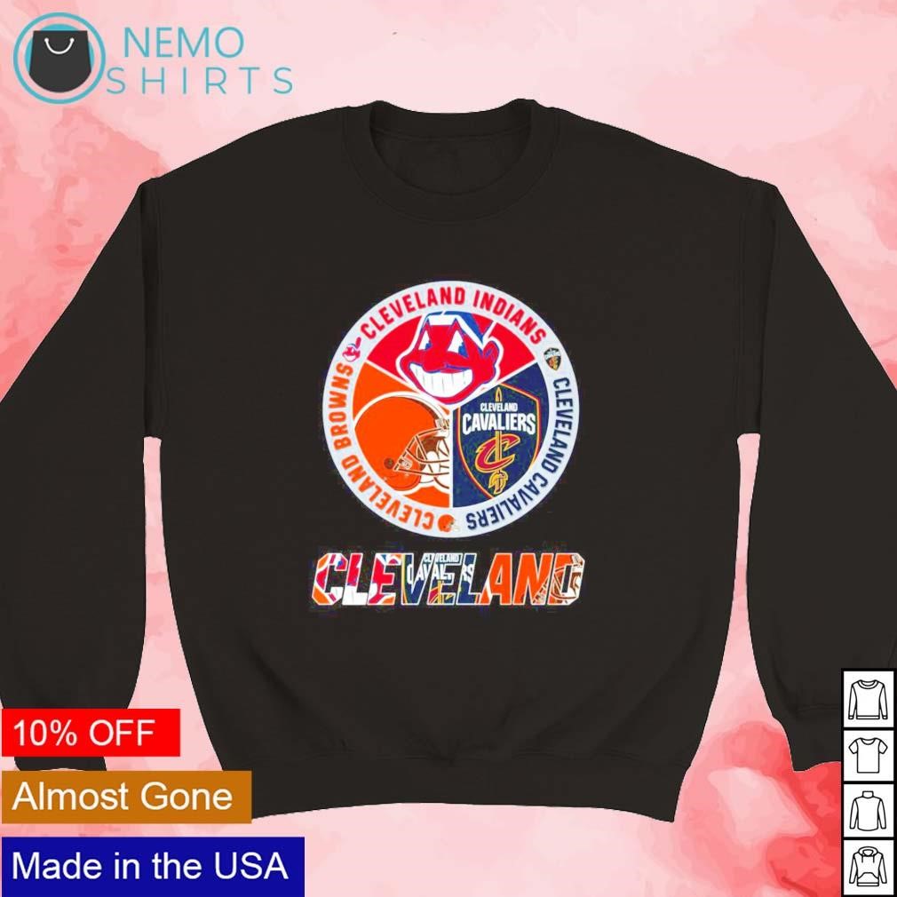 Cleveland indians Cleveland browns Cleveland cavaliers T-shirts, hoodie,  sweater, long sleeve and tank top