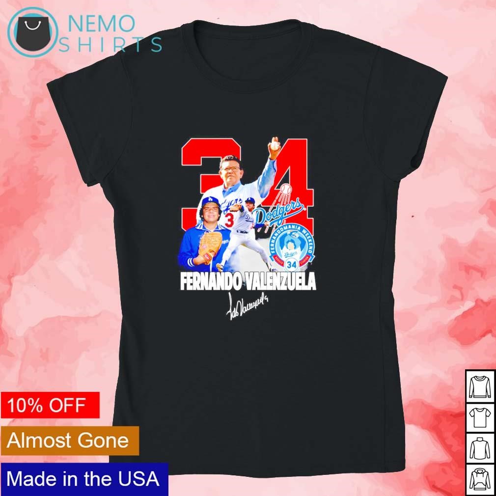 Fernando Valenzuela 34 Dodgers Fernando Mania Weekend Signature T