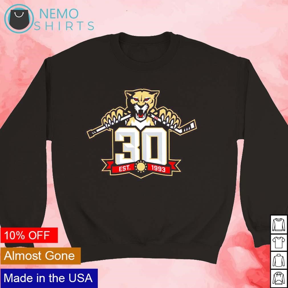 Official 30 Anniversary Hoodie Florida Panthers Shirt, hoodie, sweater,  long sleeve and tank top