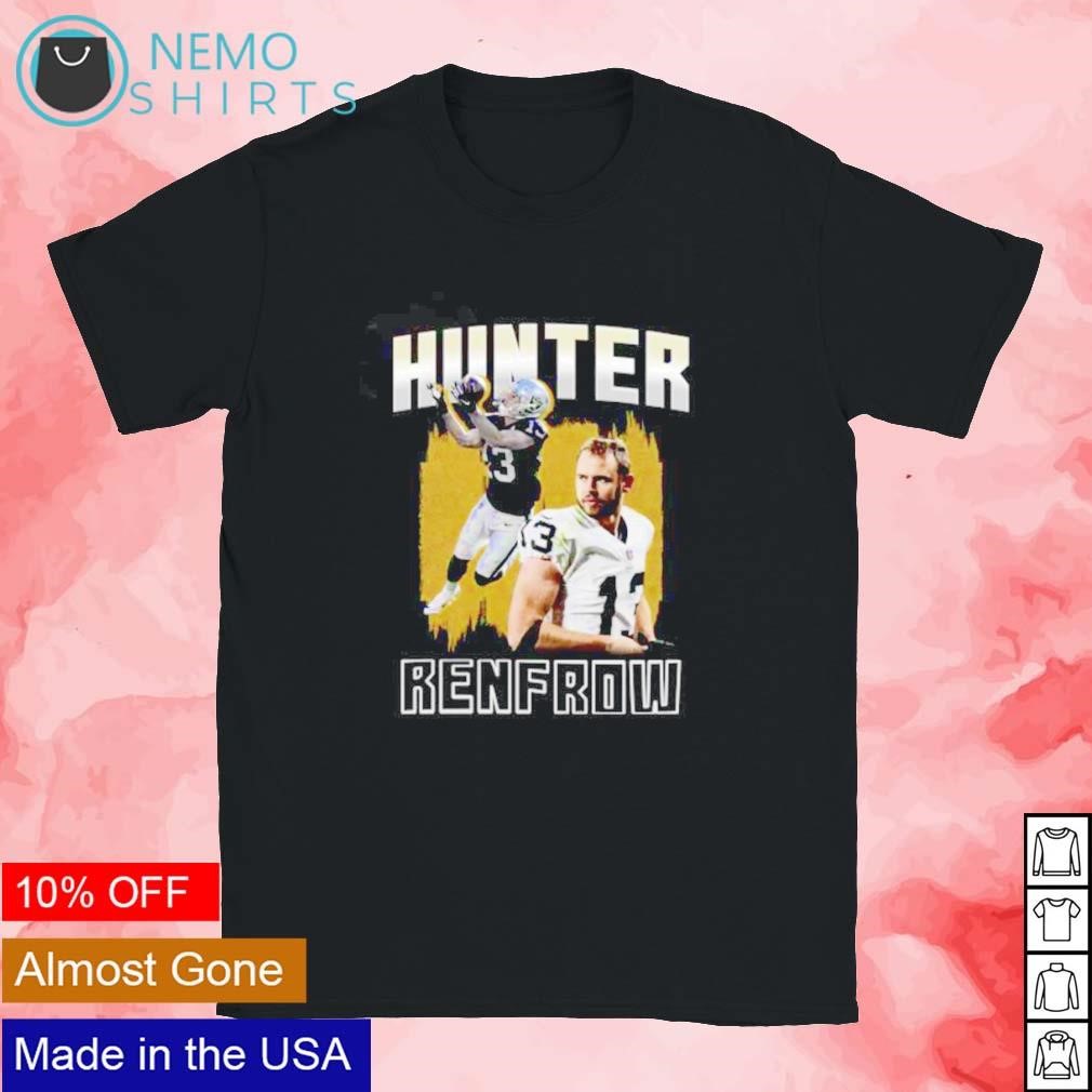 Hunter Renfrow football poster vintage shirt, hoodie, sweater and v-neck t- shirt