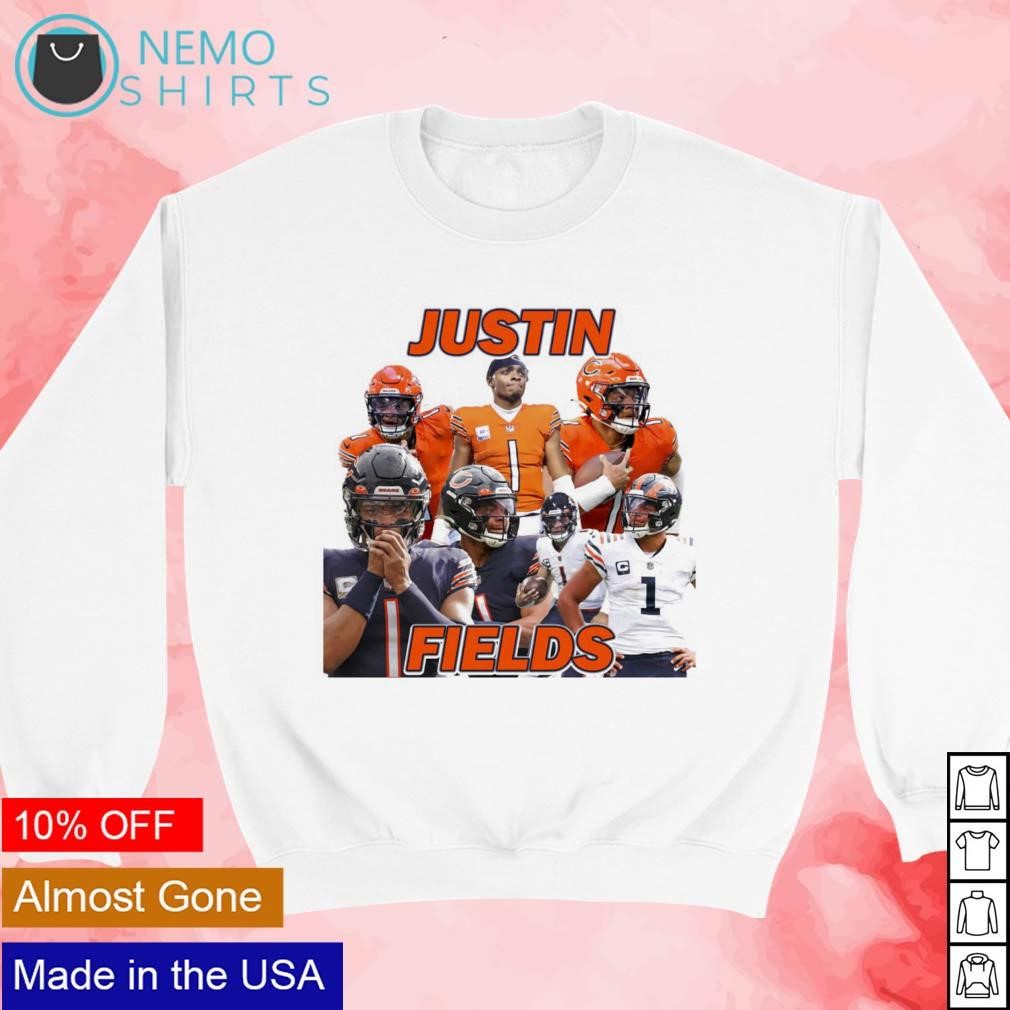 Official chicago Bears Justin Fields T-Shirt, hoodie, tank top, sweater and  long sleeve t-shirt