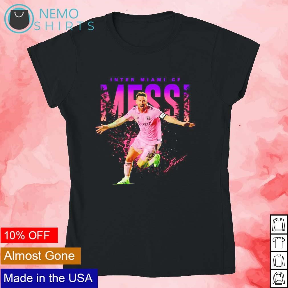 Women's V Neck Tee T Shirt Player Messi