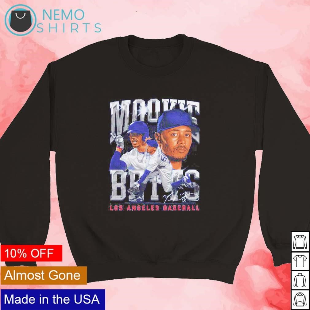 Mookie Betts Men's Baseball T-shirt Los Angeles D 