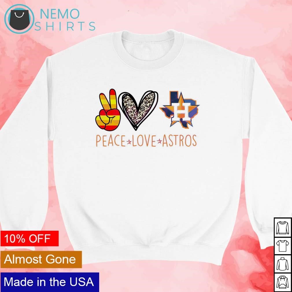 Peace Love Astros Shirt