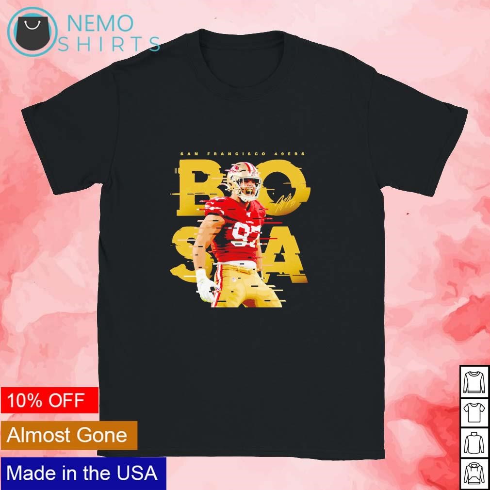 San Francisco 49ers Alternate Name & Number Long Sleeve T-Shirt - Nick Bosa  - Mens