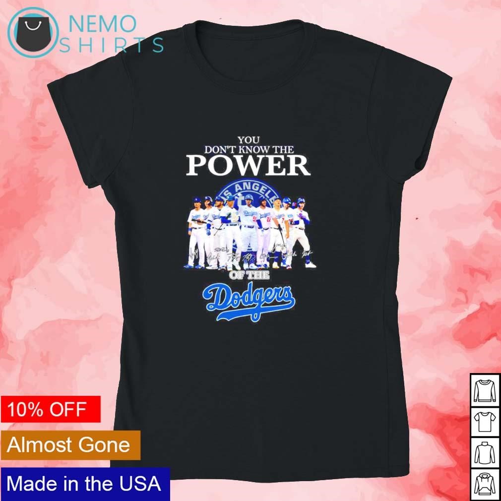 La dodgers shirts cheap for women