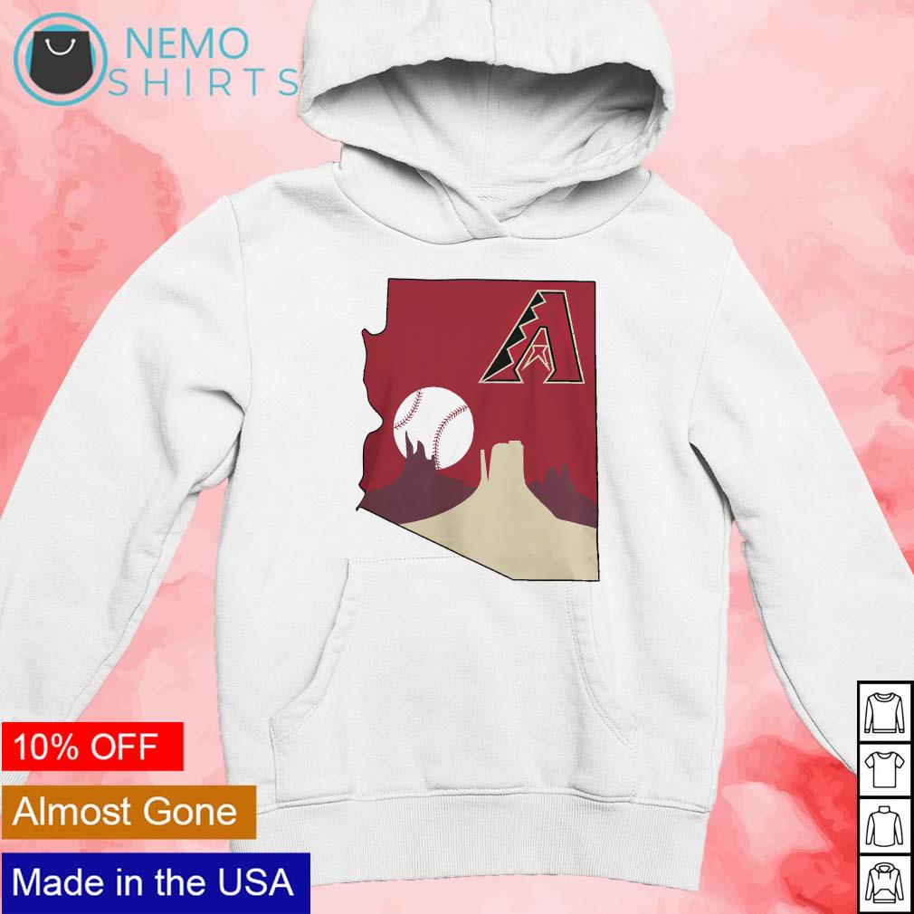 Arizona Diamondbacks baseball team logo Arizona state map shirt, hoodie,  sweater and v-neck t-shirt