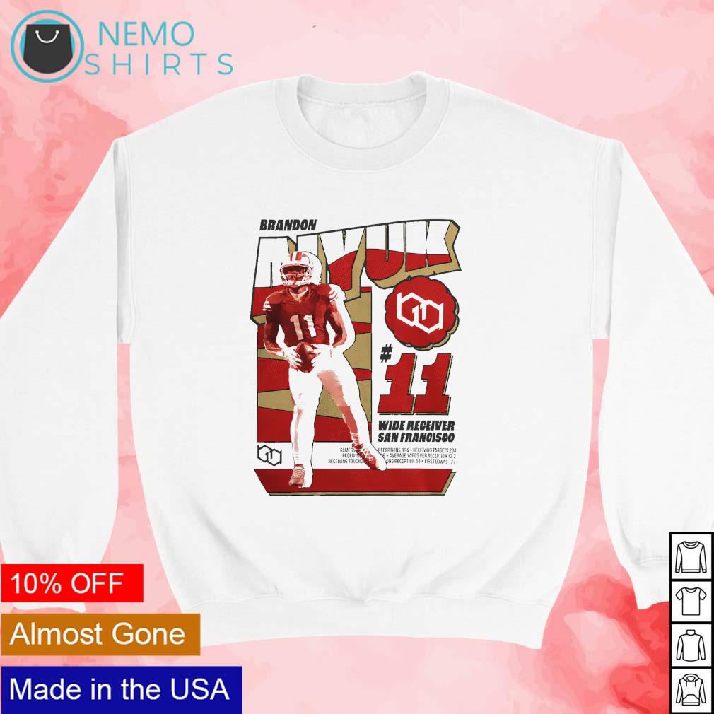 Brandon Aiyuk no 11 San Francisco 49ers wide receiver San Francisco retro s new mockup white sweater