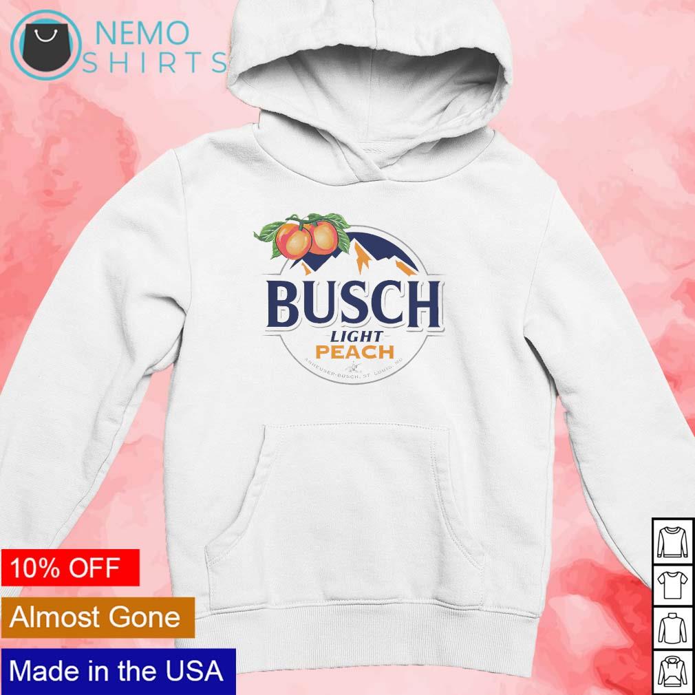 Busch light peach shirt, hoodie, sweater and v-neck t-shirt