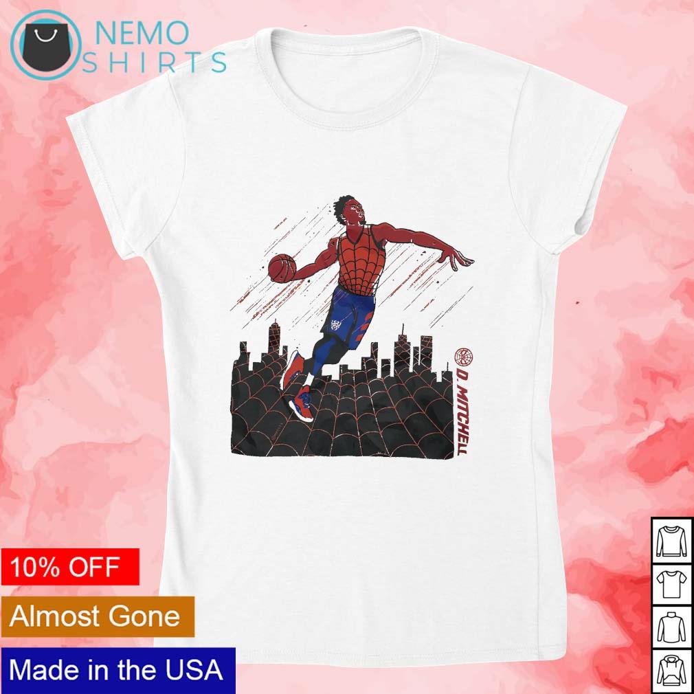 Donovan mitchell cheap spiderman shirt