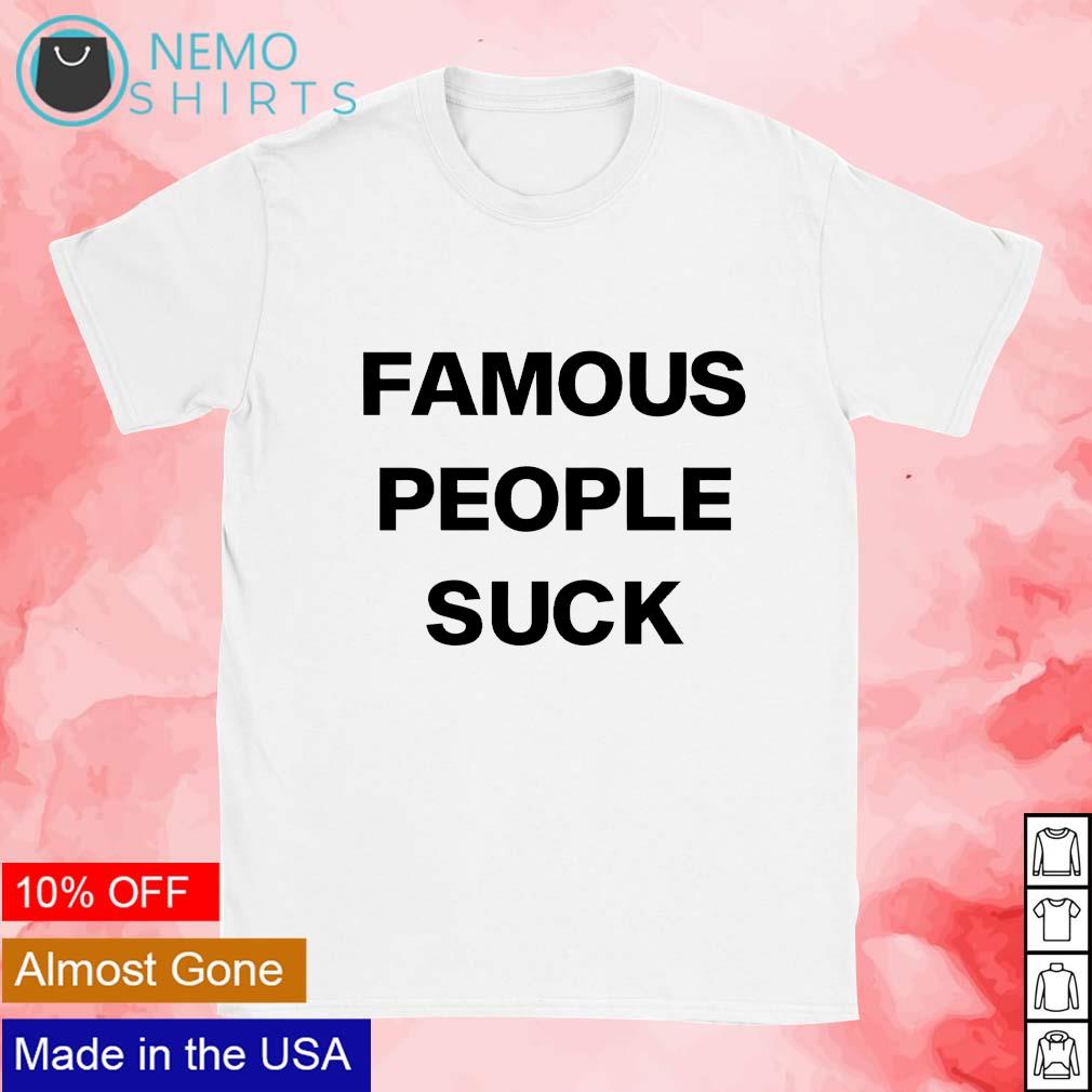 Famous people best sale t shirts