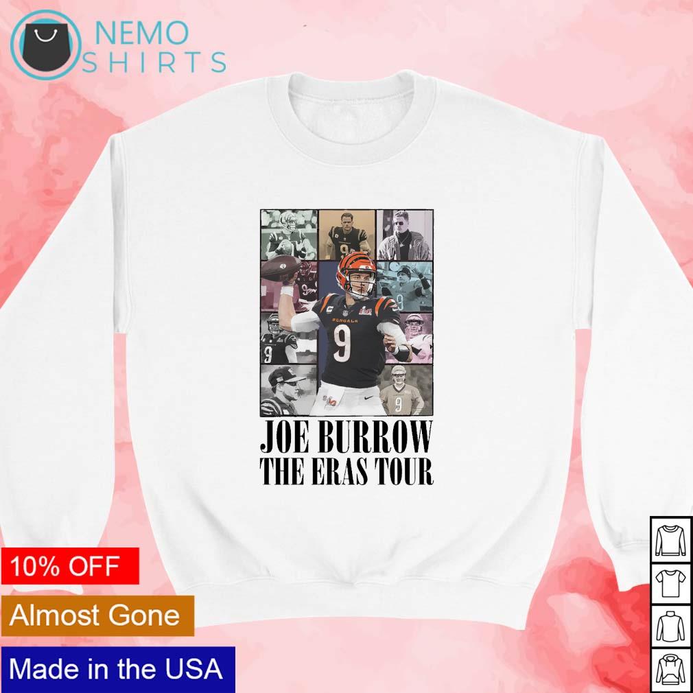 Joe Burrow the eras tour shirt, hoodie, sweater, long sleeve and