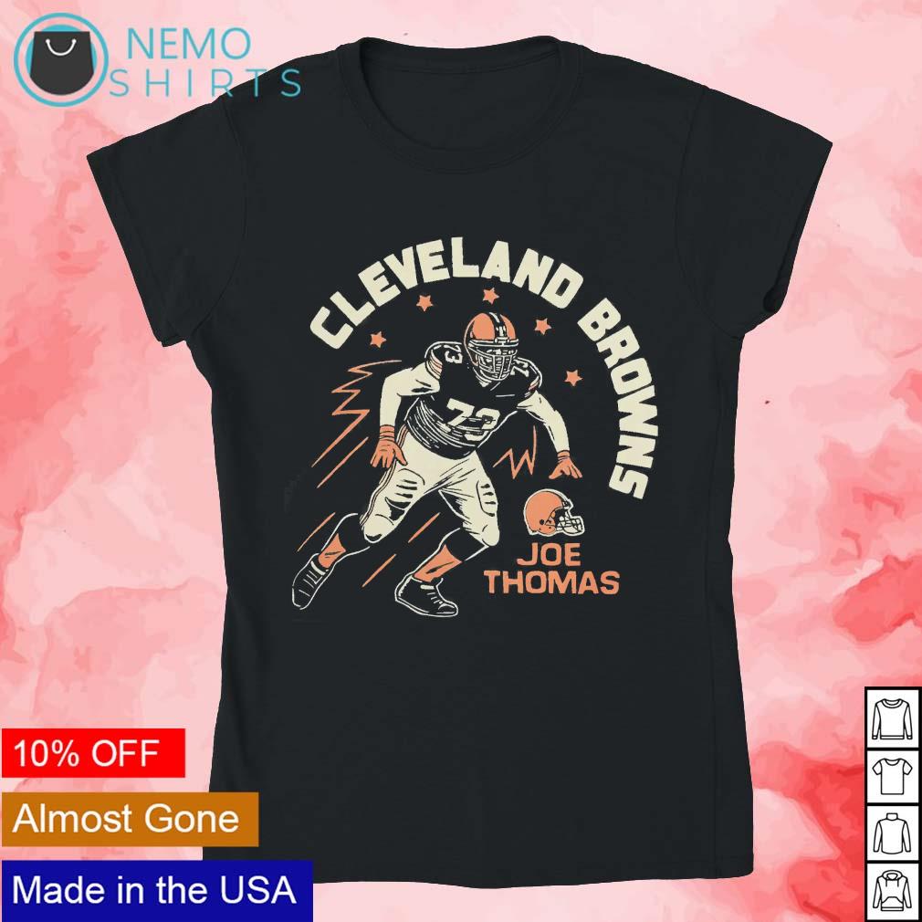 Joe Thomas #73 Cleveland Browns football graphic shirt, hoodie, sweater and  v-neck t-shirt