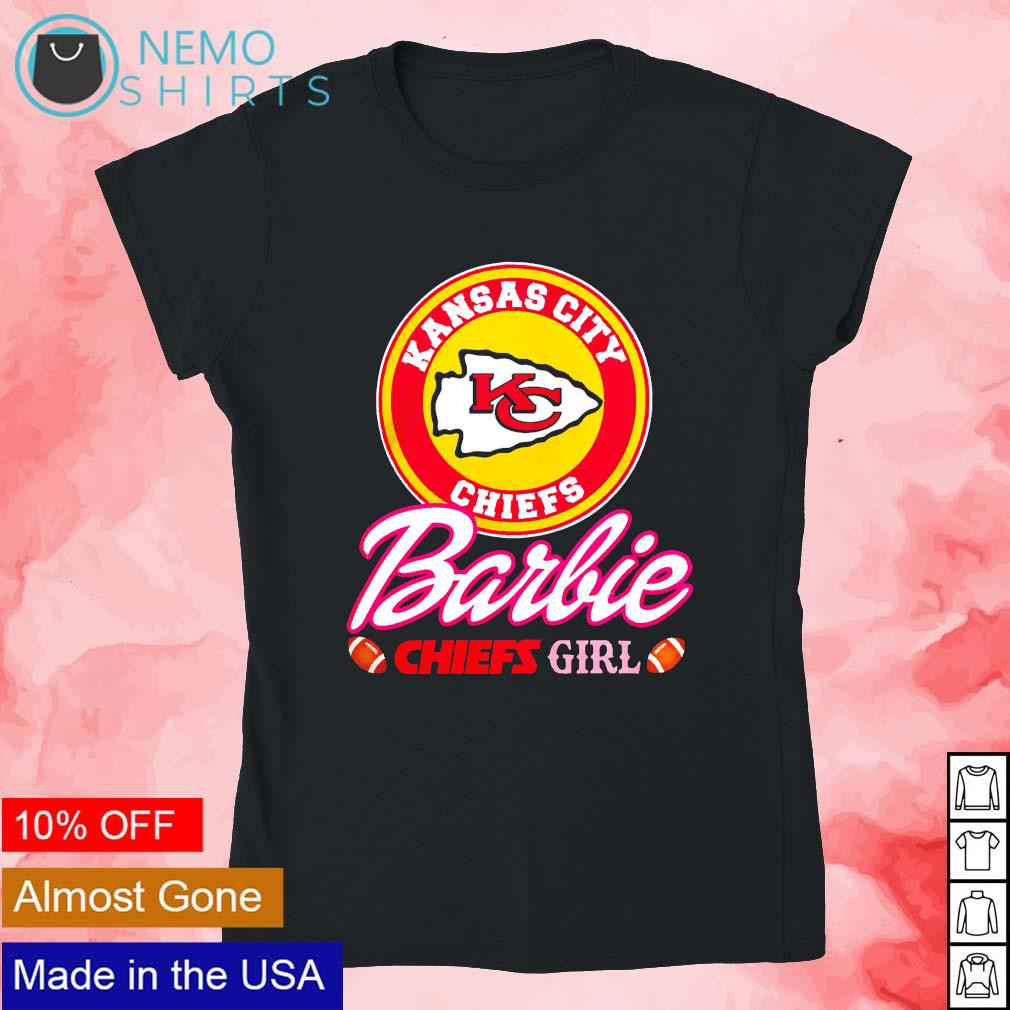 Kansas City Chiefs Barbie sports Chiefs girl logo shirt, hoodie, sweater  and v-neck t-shirt