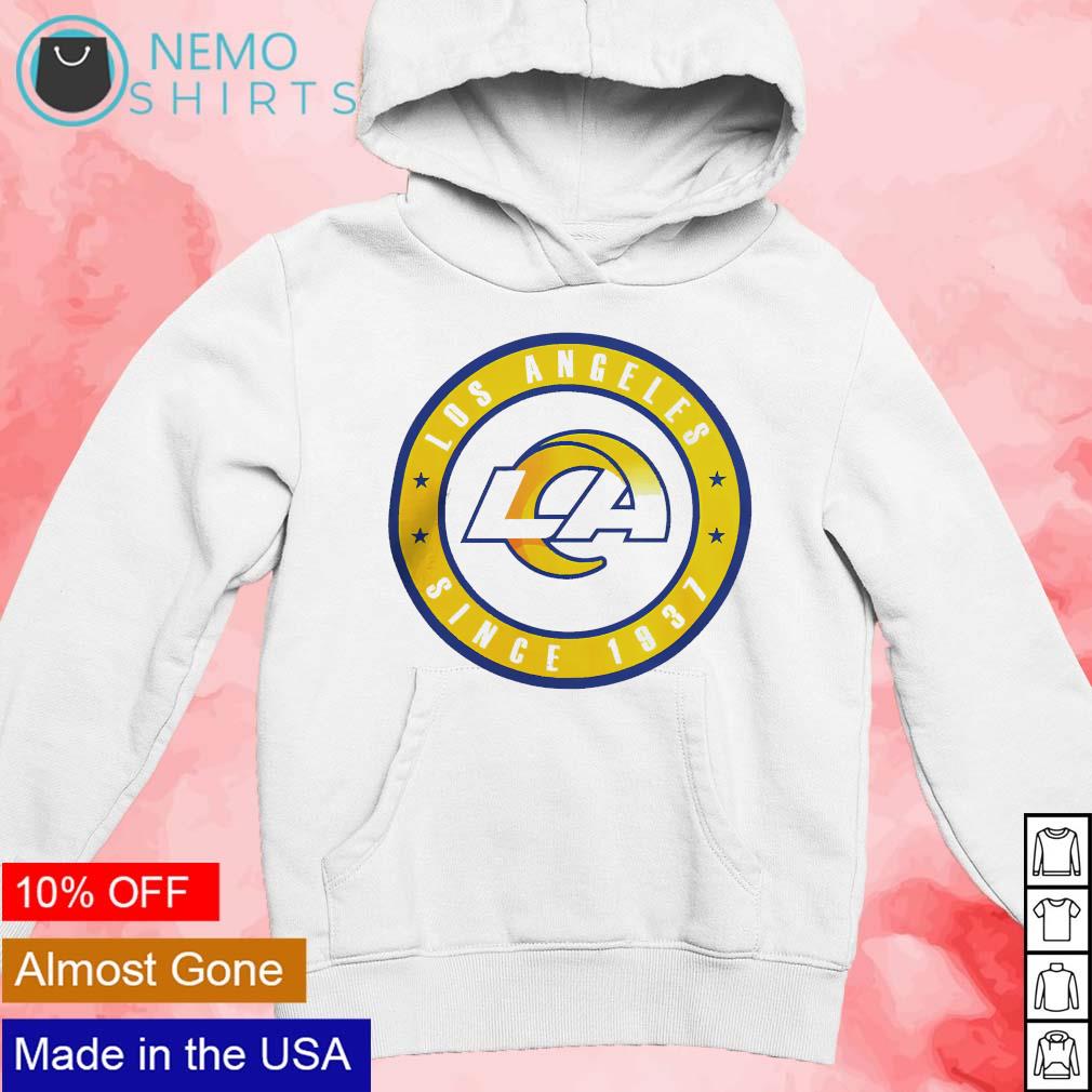 la rams white hoodie