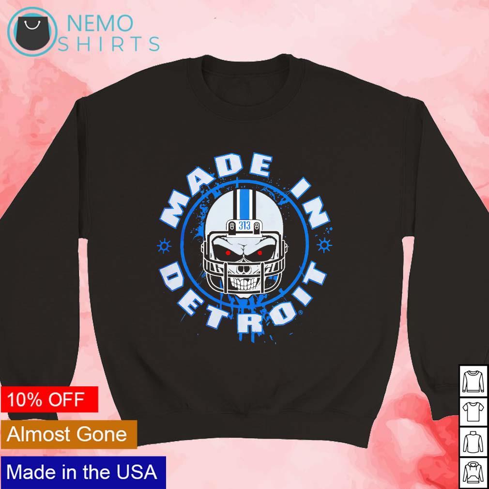 Skull Detroit Lions 313 Sweatshirt Cheap