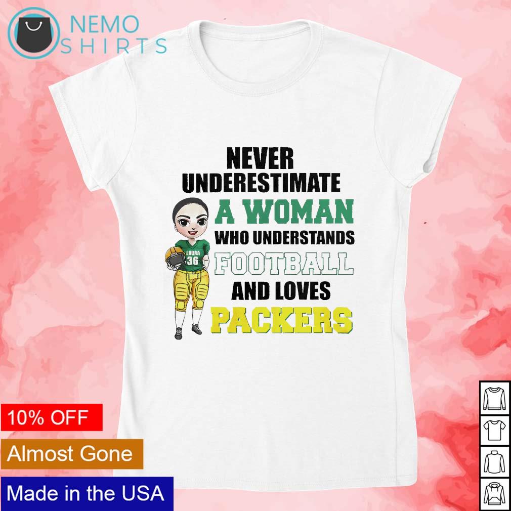 Green bay packers t shirts best sale for women