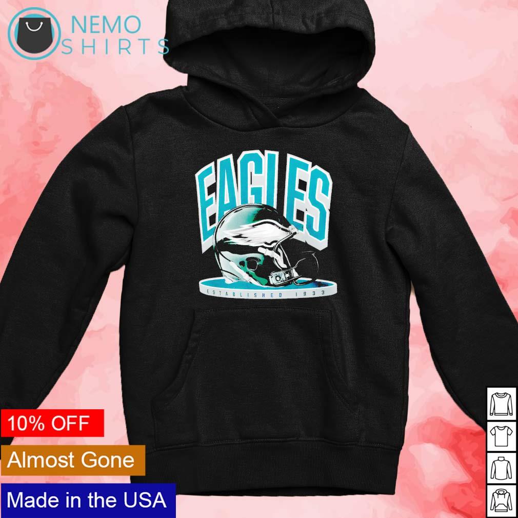 Philadelphia Eagles helmet platform established 1933 shirt, hoodie, sweater  and v-neck t-shirt