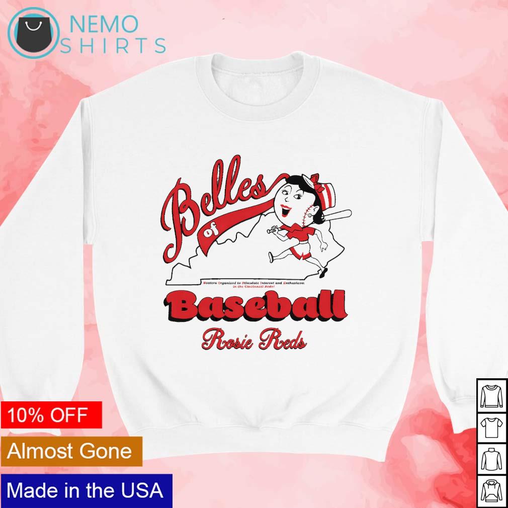 Belles of Baseball - Rosie Reds | Cincinnati Rosie Reds Baseball | Cincy Shirts Unisex T-Shirt / Heather Grey / 2x