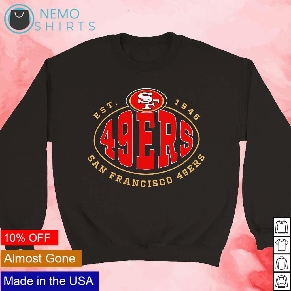 San Francisco 49ers Vintage Text Logo T-Shirt