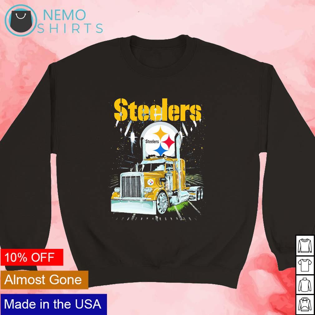 Trucker love Pittsburgh Steelers shirt, hoodie, sweater and v-neck