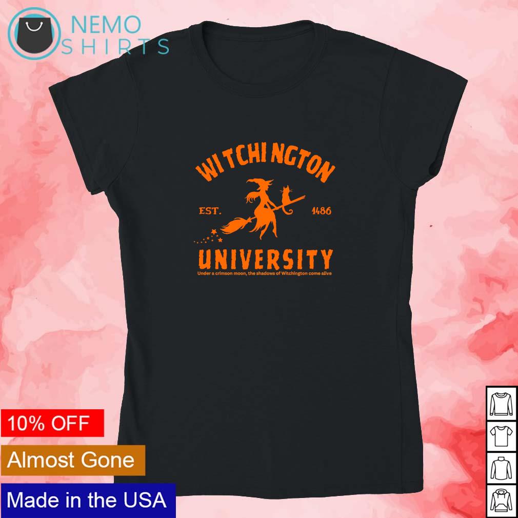 Witchington university est 1486 Halloween 2023 shirt, hoodie, sweater and  v-neck t-shirt