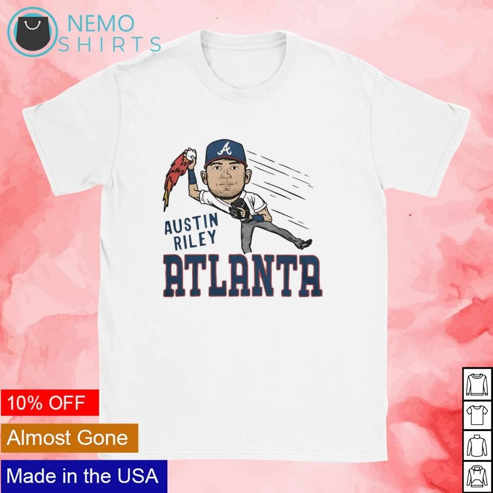 Atlanta Braves Austin Riley caricature shirt, hoodie, sweater and v-neck t- shirt