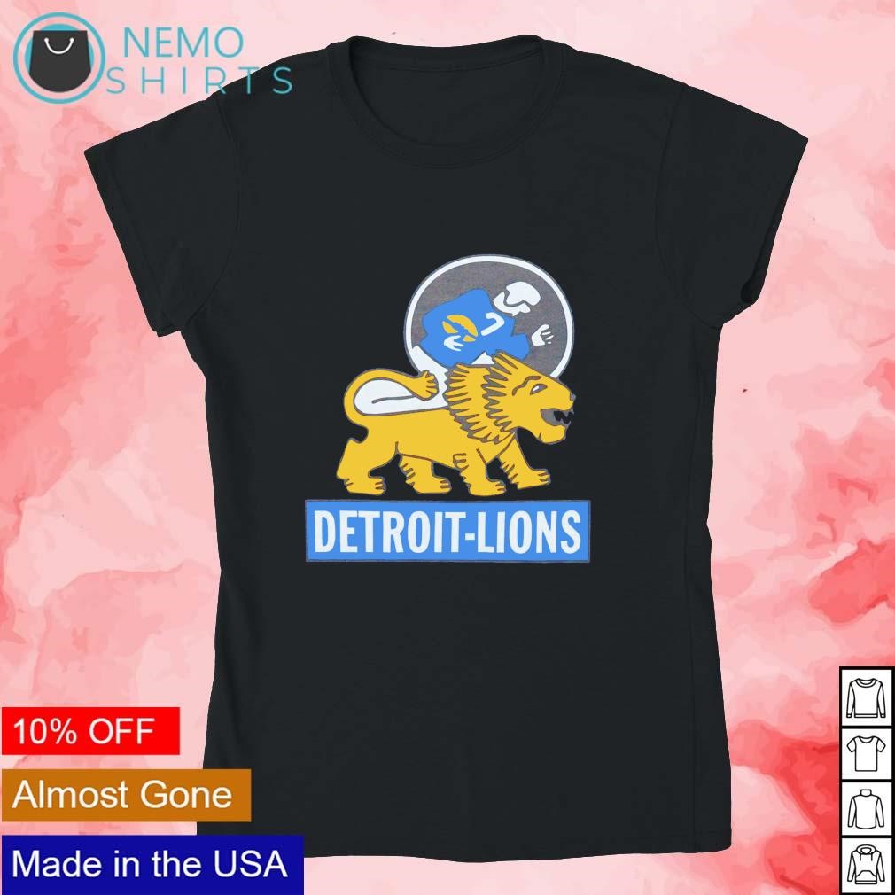 T-shirt Mitchell & Ness Detroit Lions Animal Tee black