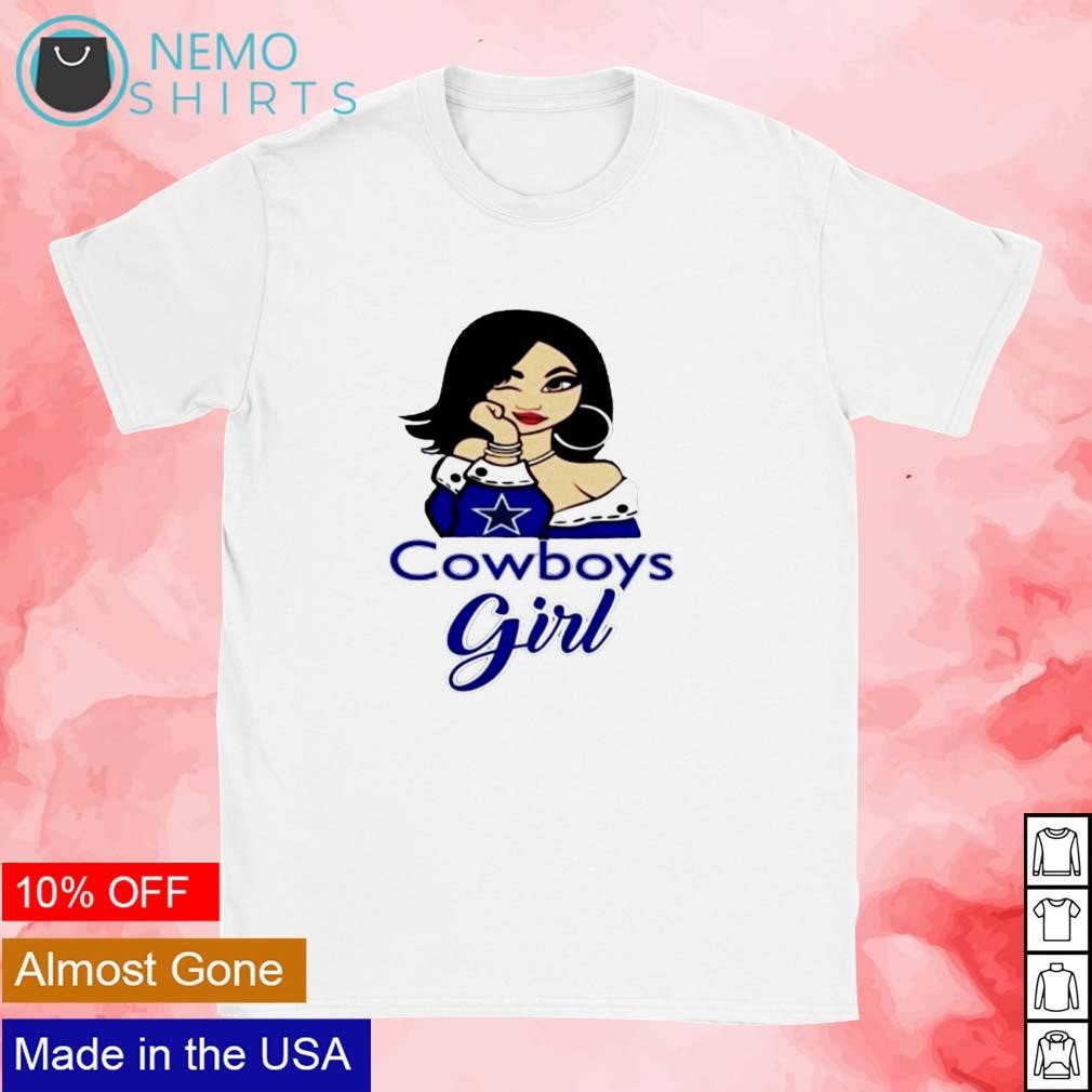 Dallas Cowboys girl shirt hoodie sweater and v neck t shirt