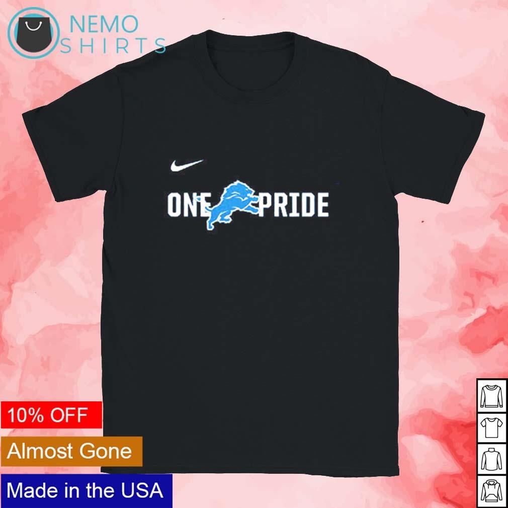 Detroit Lions one pride shirt, hoodie, sweater and v-neck t-shirt