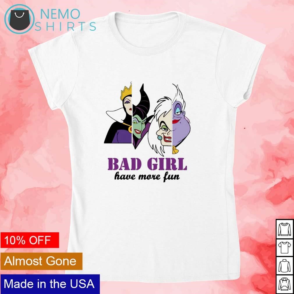 T shirt best sale bad girl disney