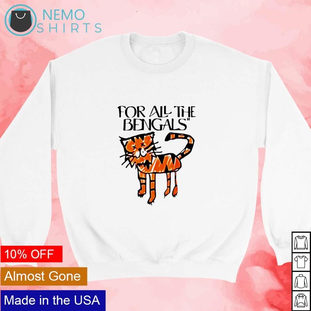 For all the Bengals Tiger shirt, hoodie, sweater, long sleeve and tank top