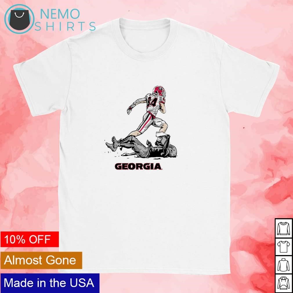 Official Georgia Football ladd mcconkey superstar pose T-shirt