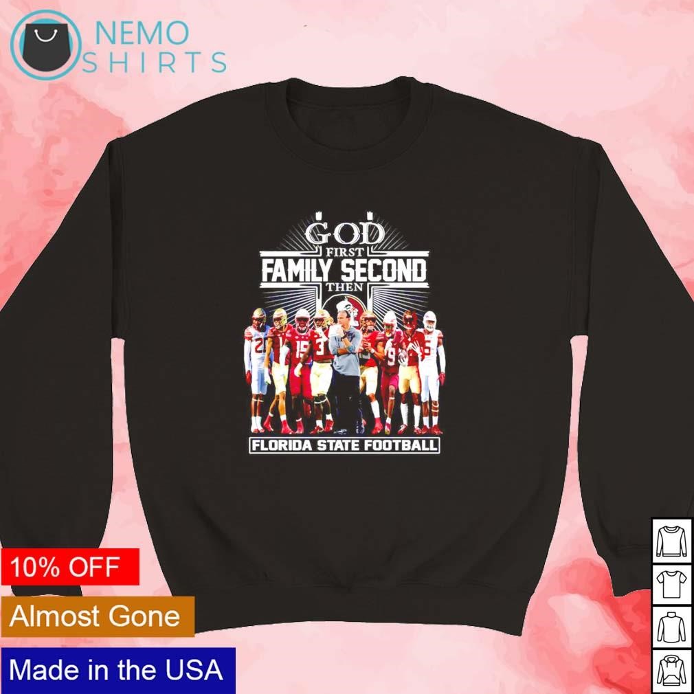 San Francisco 49ers Shirt God First Family Second - High-Quality Printed  Brand