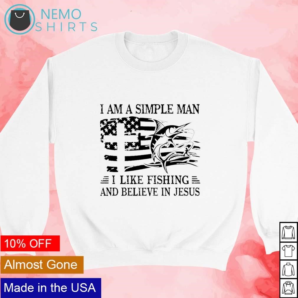  Made in USA Fishing Shirts for Men Long Sleeve