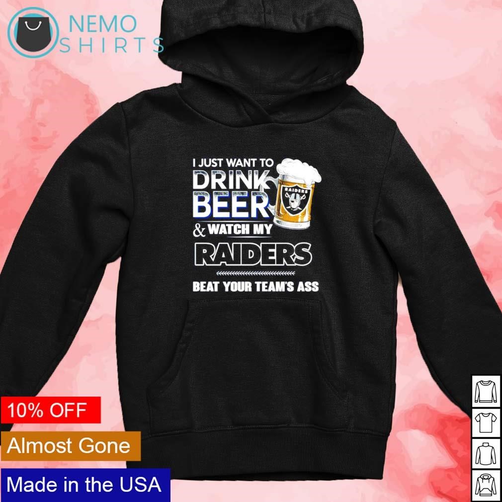 This team makes me drink las vegas raiders shirt, hoodie, sweater, long  sleeve and tank top