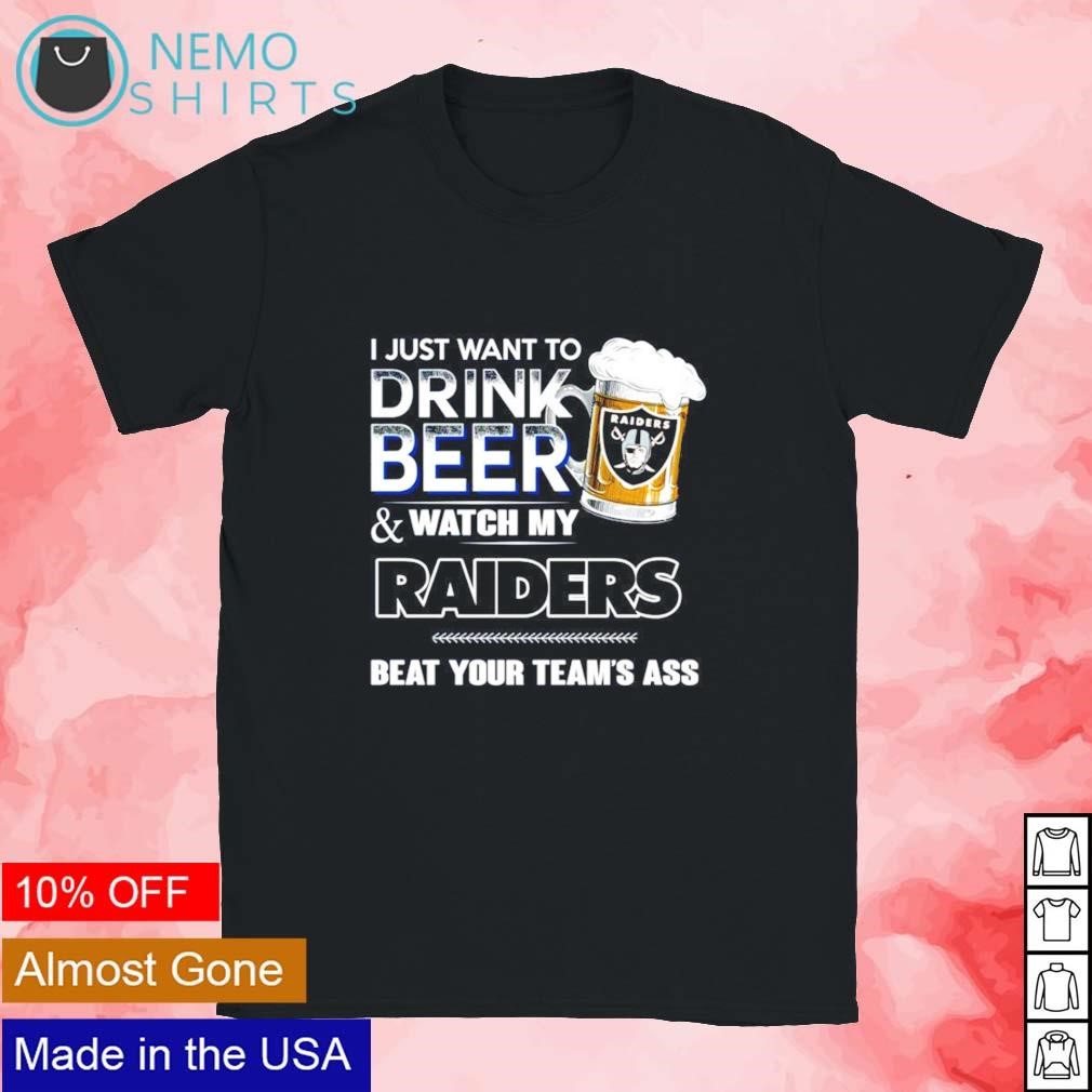 Official This Team Makes Me Drink Las Vegas Raiders Shirt, hoodie, sweater,  long sleeve and tank top