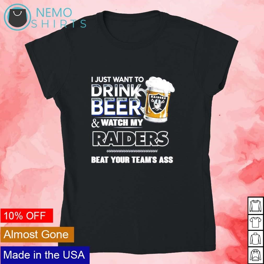 Official this Team Makes Me Drink Las Vegas Raiders Shirt, hoodie, sweater,  long sleeve and tank top