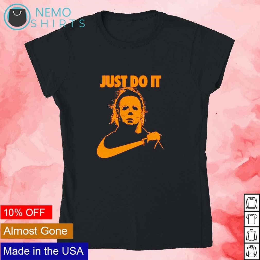 nike just do it michael myers shirt