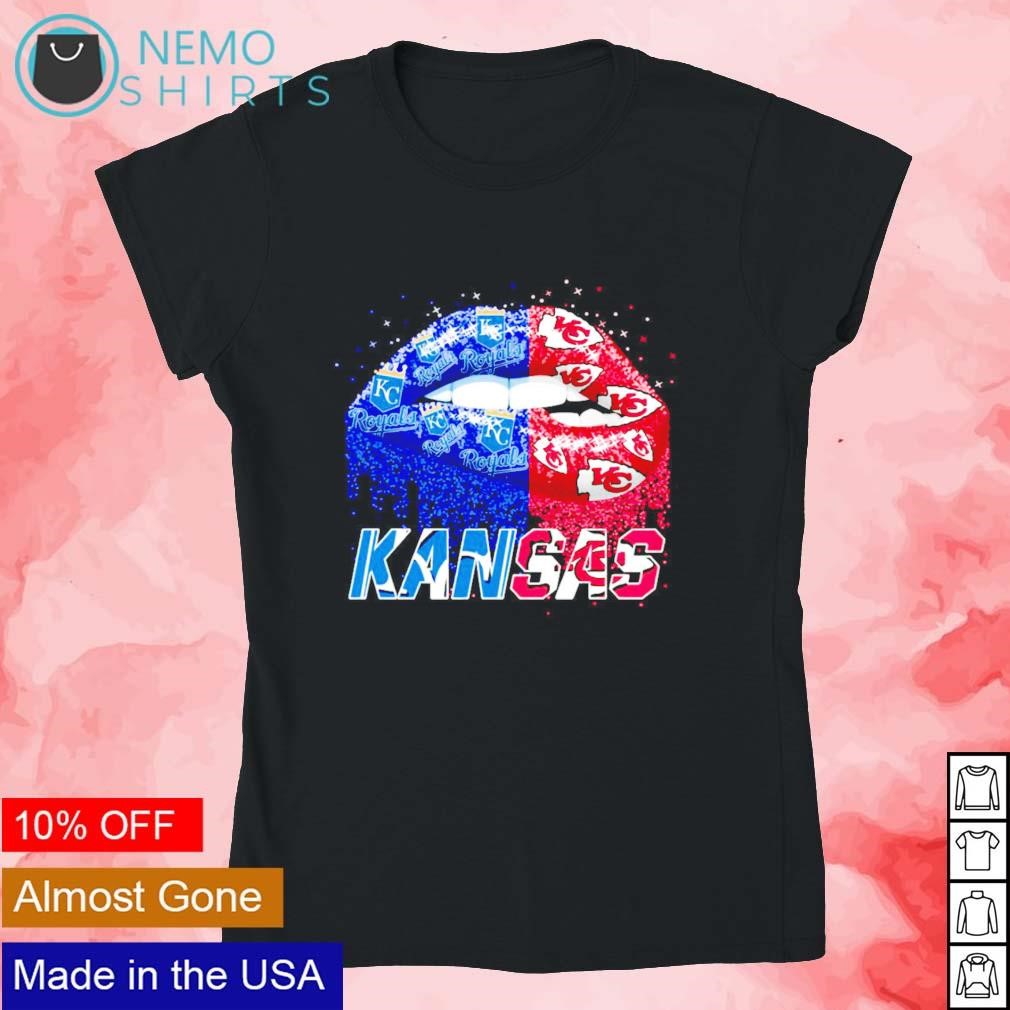 Rhinestone lips Buffalo Bills shirt